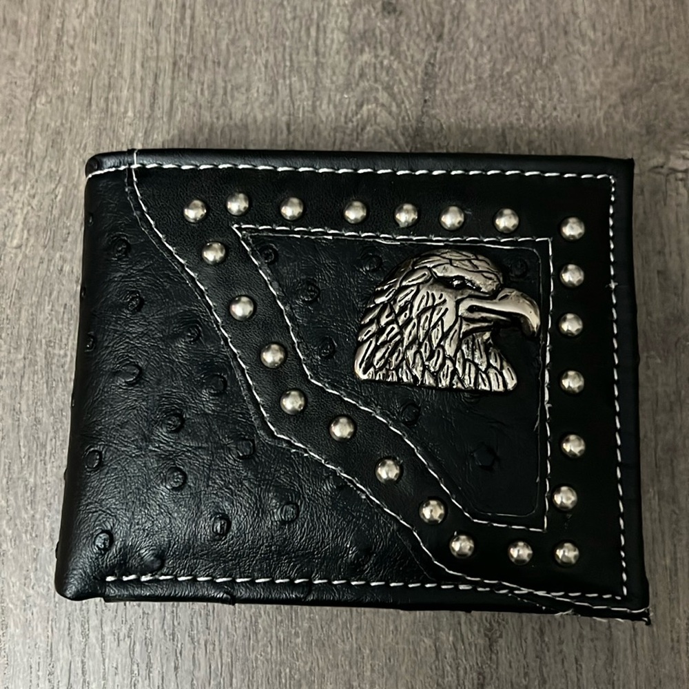 Handcrafted bifold wallet Brand New without tags
